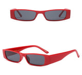 Rectangle Narrow Retro Sunglasses - avorsunglasses.myshopify.com