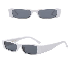 Rectangle Narrow Retro Sunglasses - avorsunglasses.myshopify.com