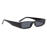 Rectangle Narrow Retro Sunglasses