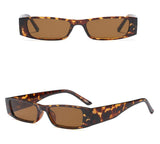Rectangle Narrow Retro Sunglasses - avorsunglasses.myshopify.com