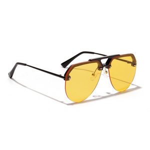 Semi Rimless Oversize Sunglasses - avorsunglasses.myshopify.com