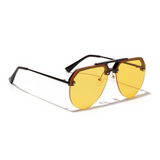 Semi Rimless Oversize Sunglasses - avorsunglasses.myshopify.com